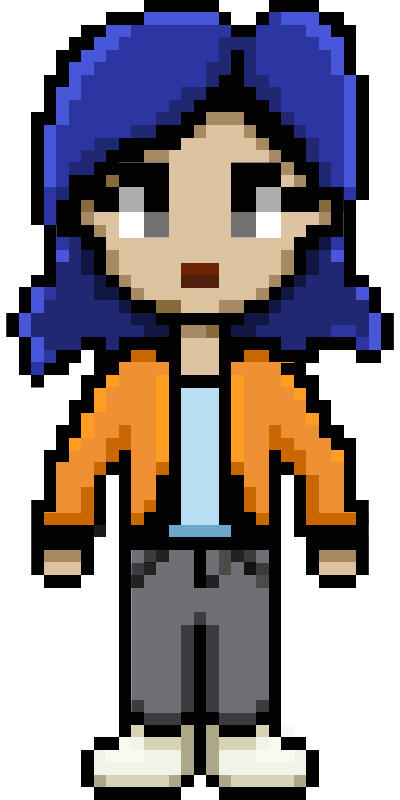 Girl - Pixel Art Space Game