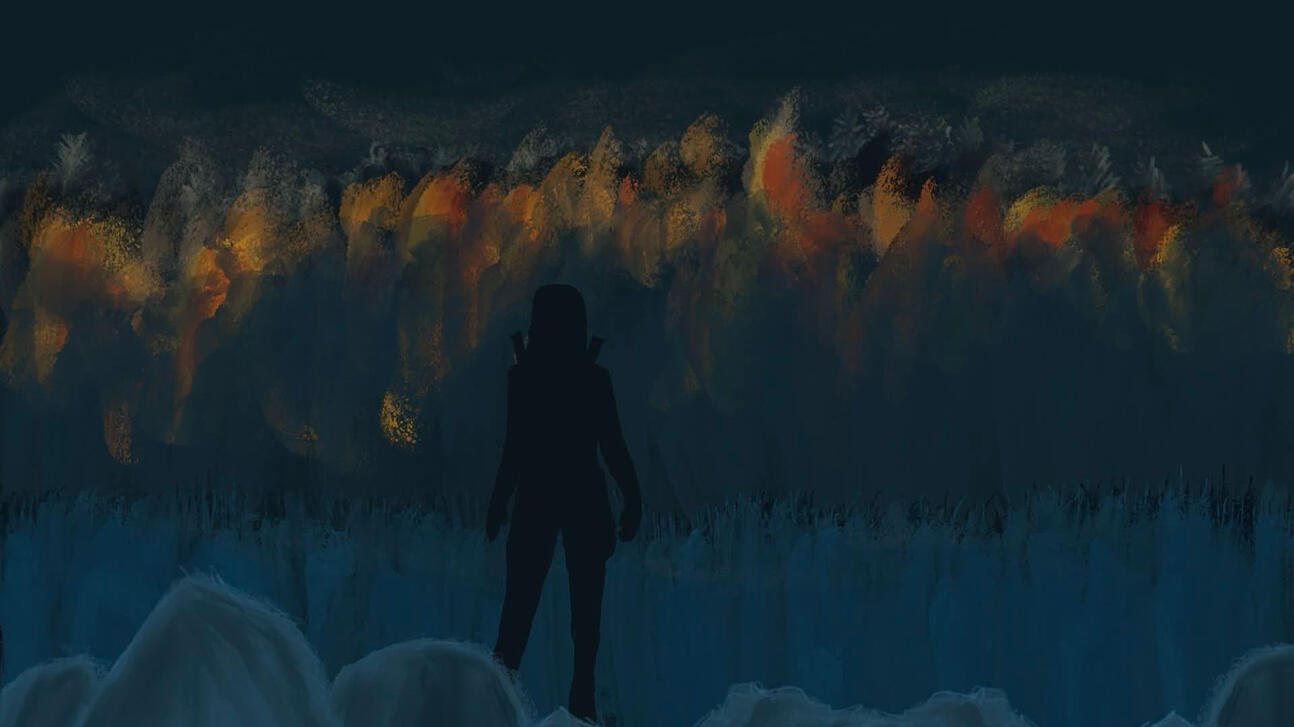 Outskirts (fire) - Environment Storyboard